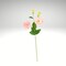 Real Touch Pink/Yellow Lisianthus Spray | 24.5" Artificial Floral Stem-FL001822